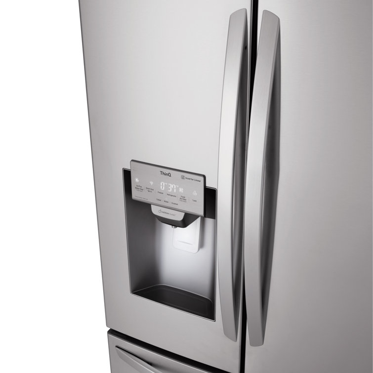 Stainless Steel Smart French Door Refrigerator with Ice Maker