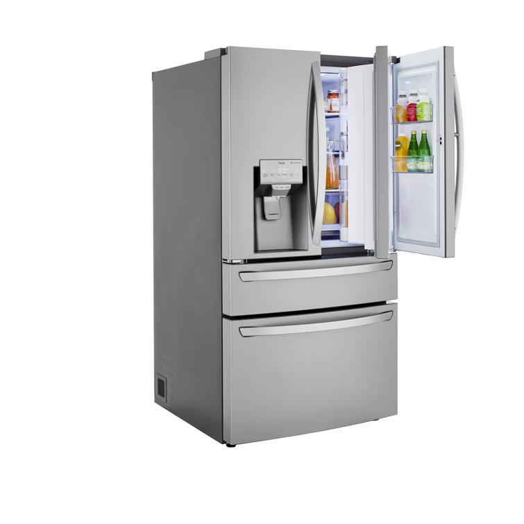 36" Stainless Steel Smart French Door Refrigerator with Ice Maker