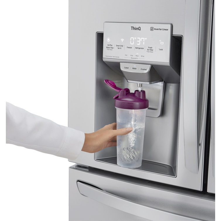 36" Stainless Steel Smart French Door Refrigerator with Ice Maker