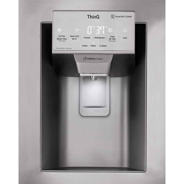 Stainless Steel Smart French Door Refrigerator with Ice Maker