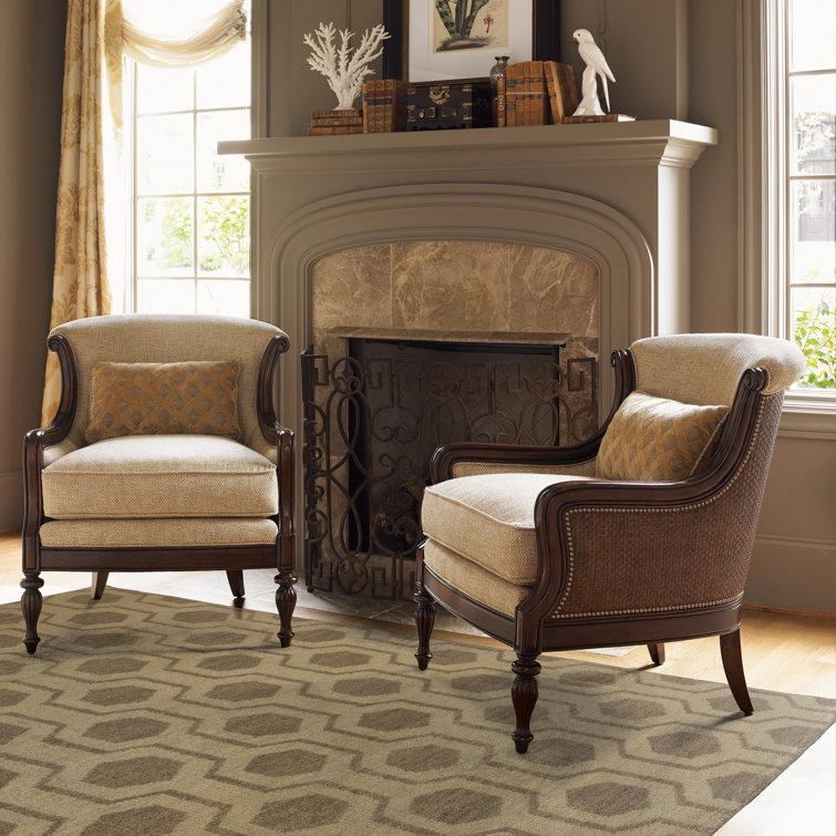 Luxurious Hand-Knotted Geometric Blue Wool Area Rug 3'6" x 5'6"