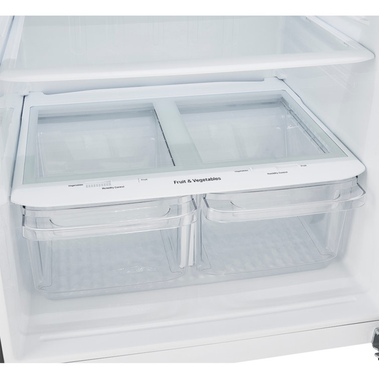 LG 24 cu.ft. Stainless Steel Top Freezer Refrigerator with Ice Maker