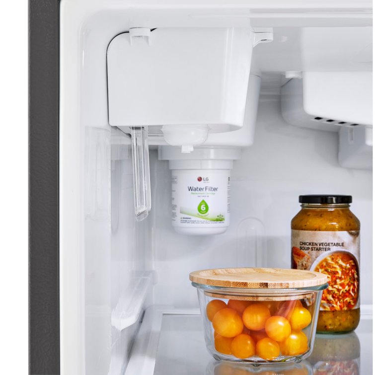 LG 24 cu.ft. Stainless Steel Top Freezer Refrigerator with Ice Maker