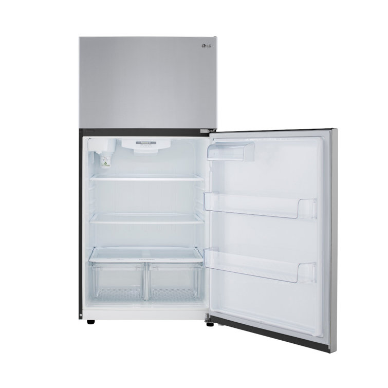 LG 24 cu.ft. Stainless Steel Top Freezer Refrigerator with Ice Maker