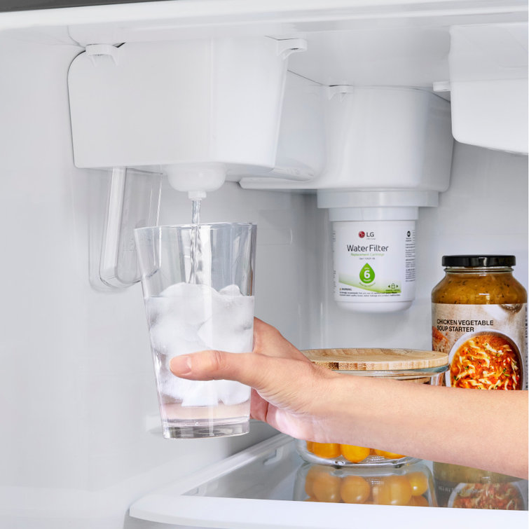 LG 24 cu.ft. Stainless Steel Top Freezer Refrigerator with Ice Maker