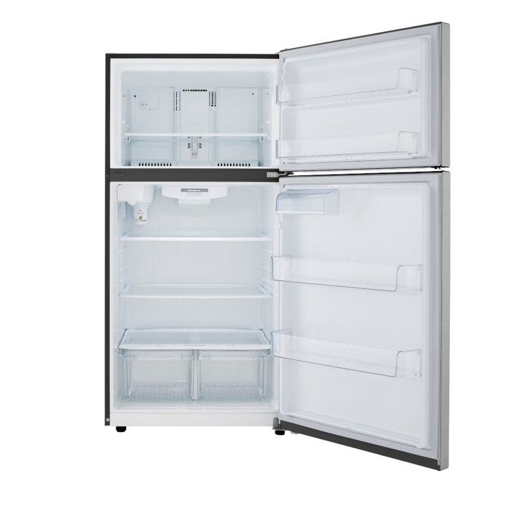 LG 24 cu.ft. Stainless Steel Top Freezer Refrigerator with Ice Maker