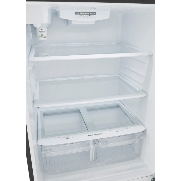LG 24 cu.ft. Stainless Steel Top Freezer Refrigerator with Ice Maker