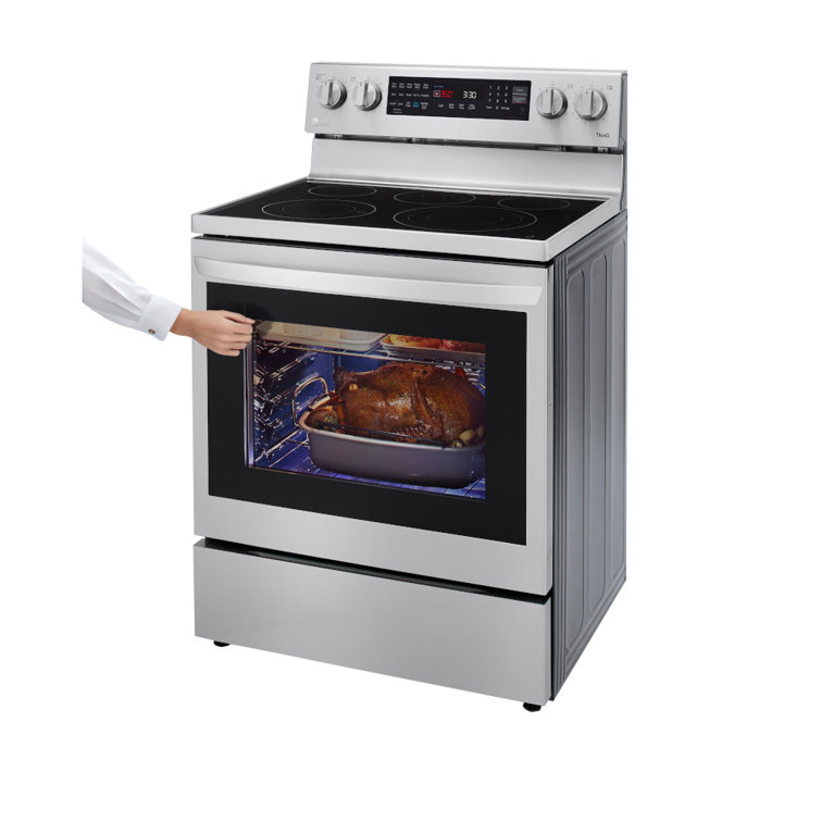 LG 30" Stainless Steel Smart Freestanding Electric Range