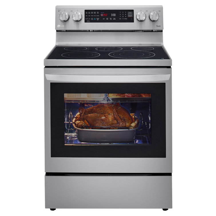 LG 30" Stainless Steel Smart Freestanding Electric Range