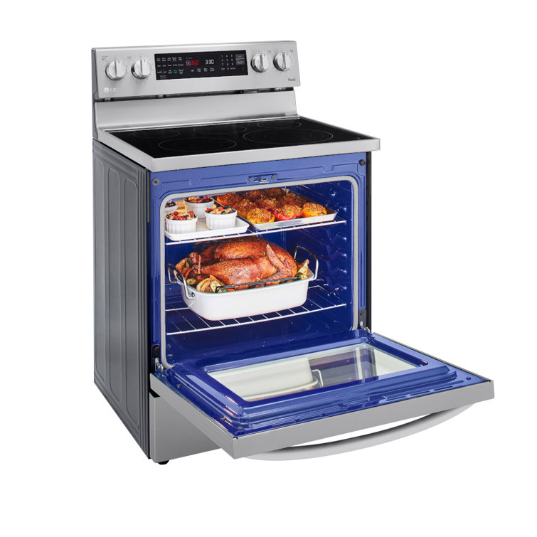 LG 30" Stainless Steel Smart Freestanding Electric Range