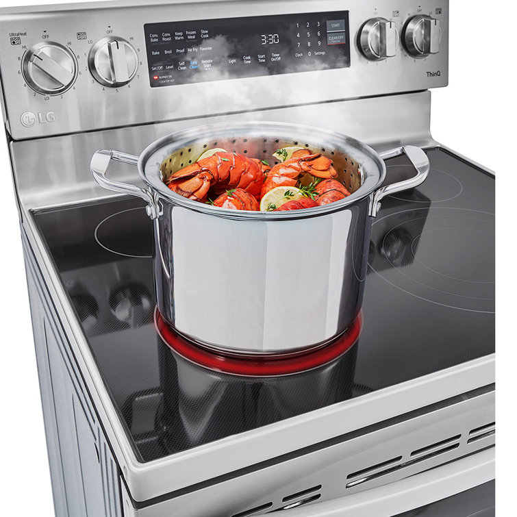 LG 30" Stainless Steel Smart Freestanding Electric Range
