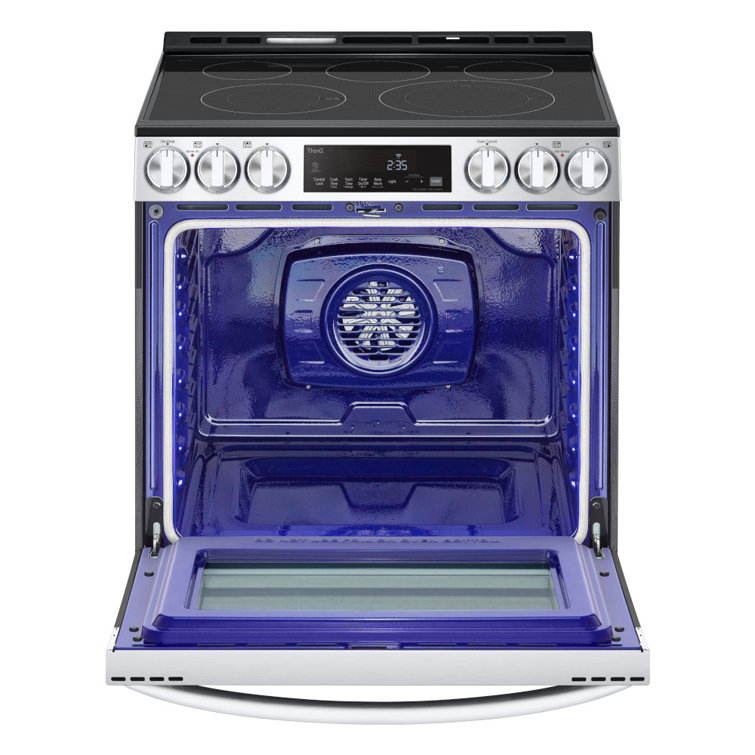 6.3 Cu Ft Stainless Steel Smart Convection Electric Range