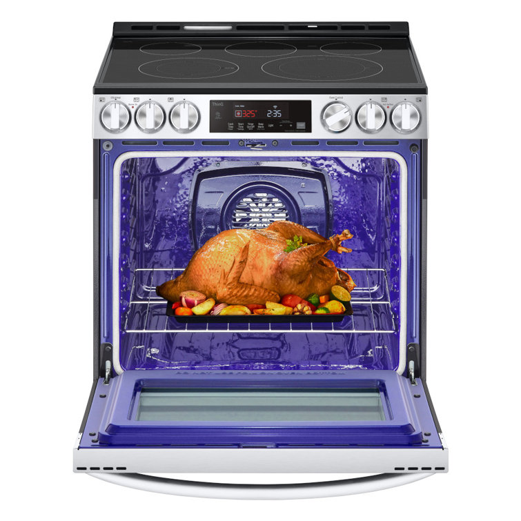 6.3 Cu Ft Stainless Steel Smart Convection Electric Range