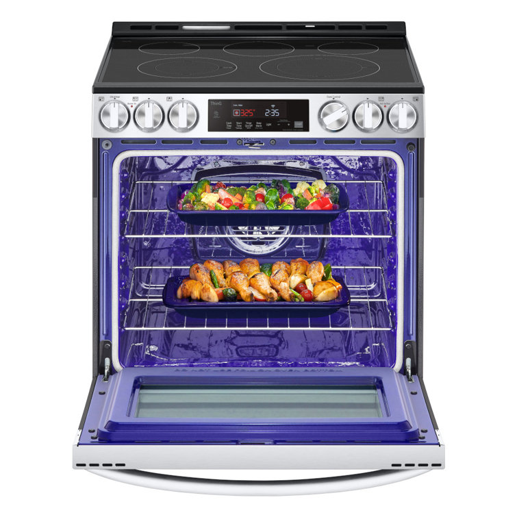 6.3 Cu Ft Stainless Steel Smart Convection Electric Range