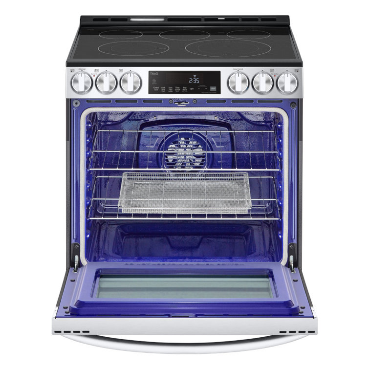 6.3 Cu Ft Stainless Steel Smart Convection Electric Range
