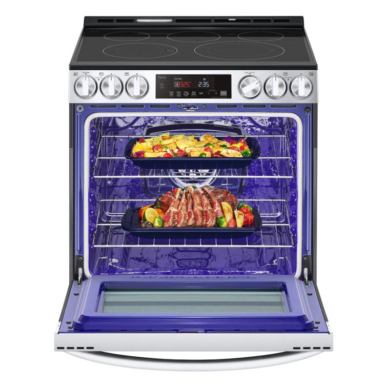 6.3 Cu Ft Stainless Steel Smart Convection Electric Range