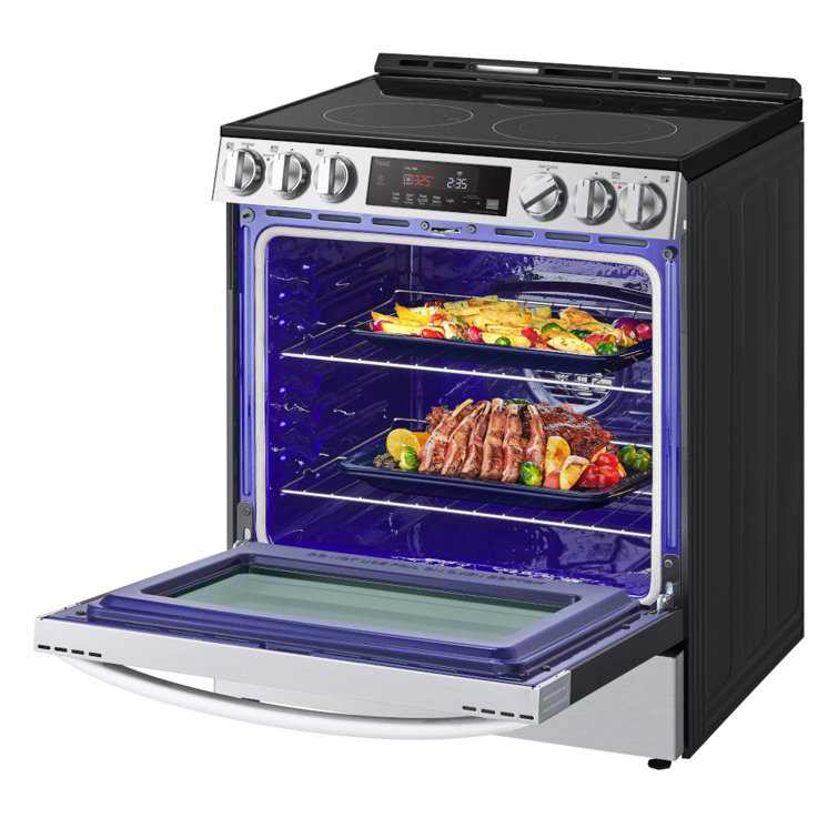 6.3 Cu Ft Stainless Steel Smart Convection Electric Range