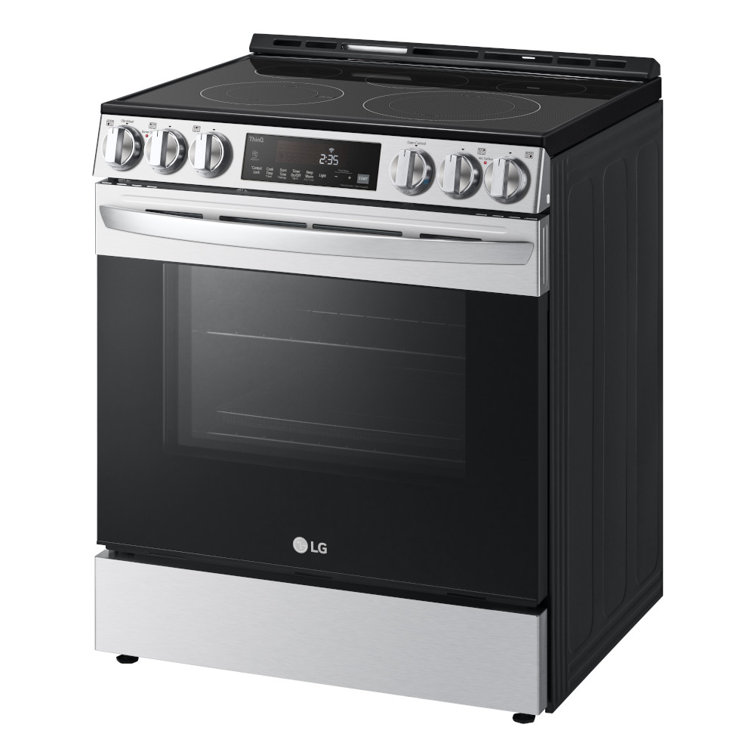 6.3 Cu Ft Stainless Steel Smart Convection Electric Range