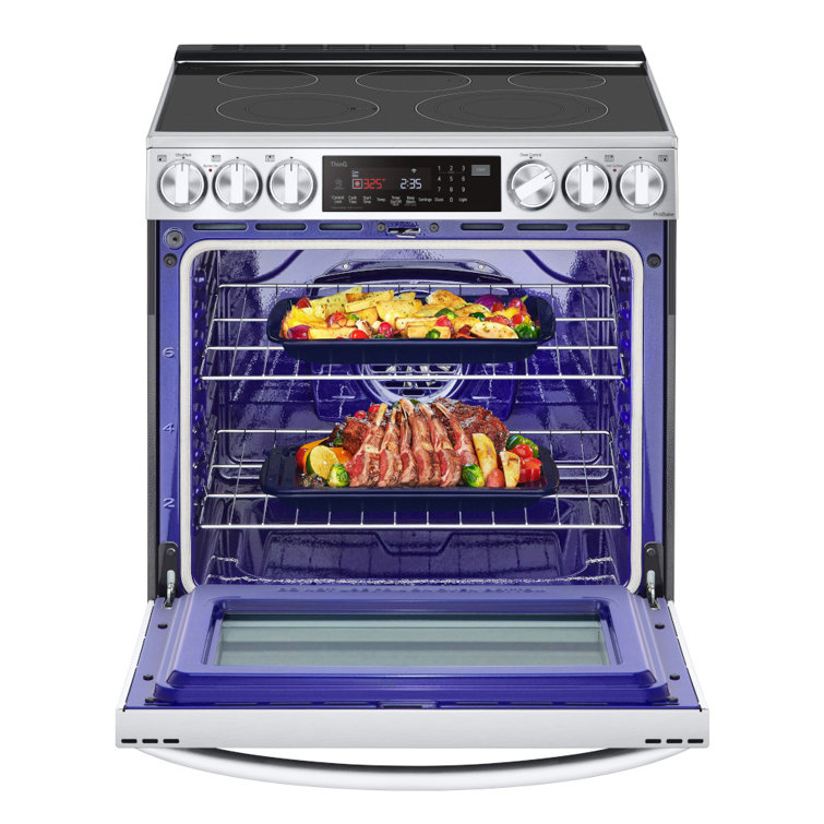 6.3 Cu. Ft. Stainless Steel Smart Convection Electric Range