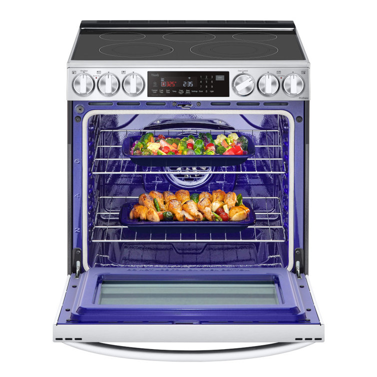 6.3 Cu. Ft. Stainless Steel Smart Convection Electric Range