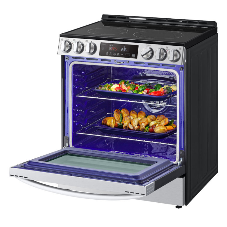 6.3 Cu Ft Stainless Steel Smart Convection Electric Range