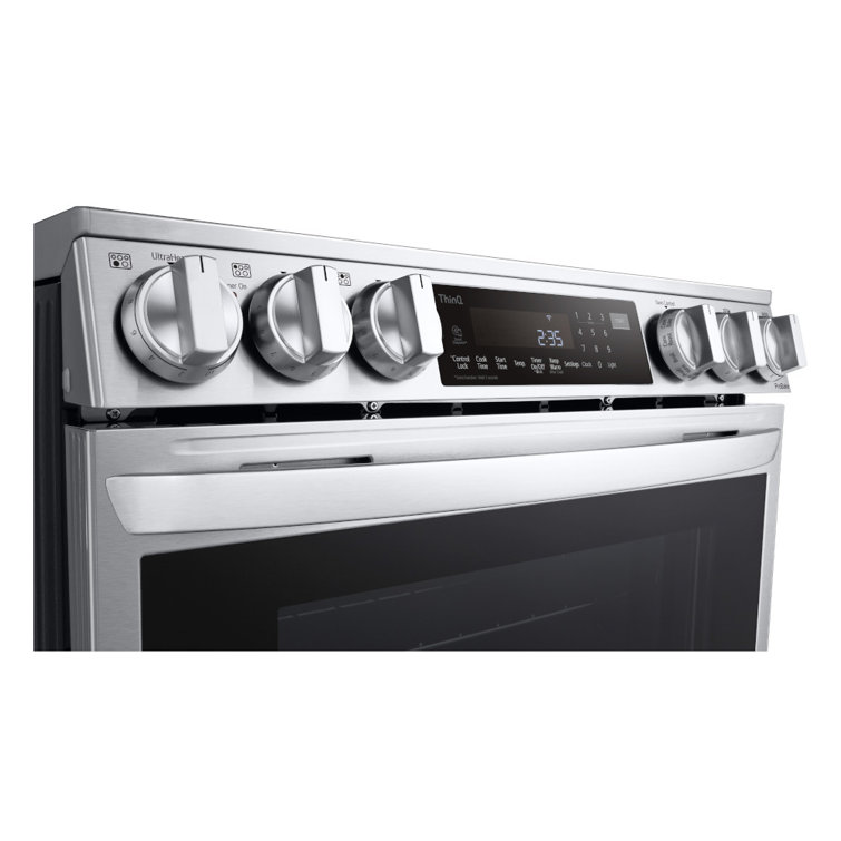 6.3 Cu. Ft. Stainless Steel Smart Convection Electric Range
