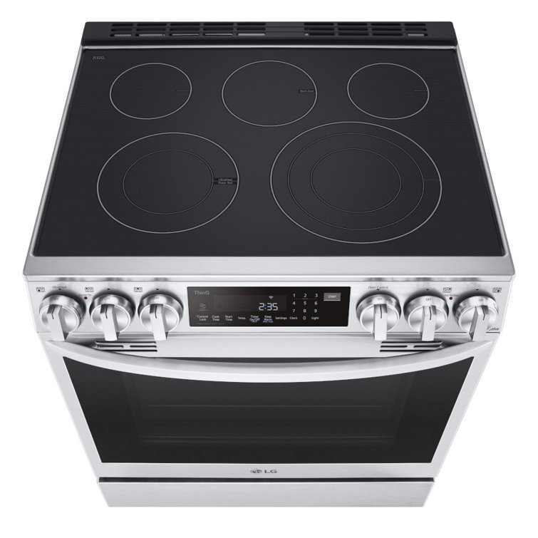 6.3 Cu. Ft. Stainless Steel Smart Convection Electric Range