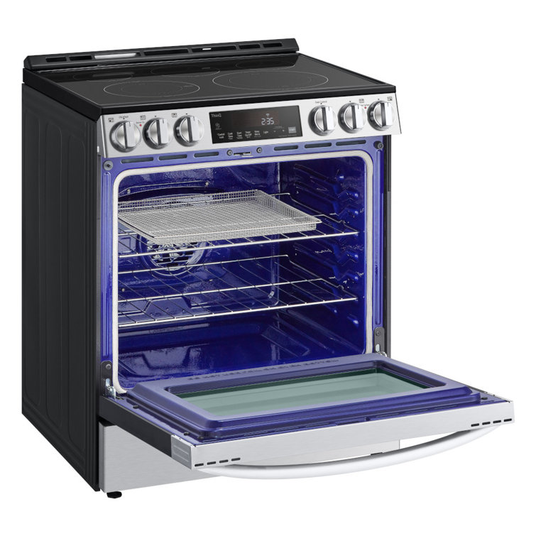 6.3 Cu Ft Stainless Steel Smart Convection Electric Range