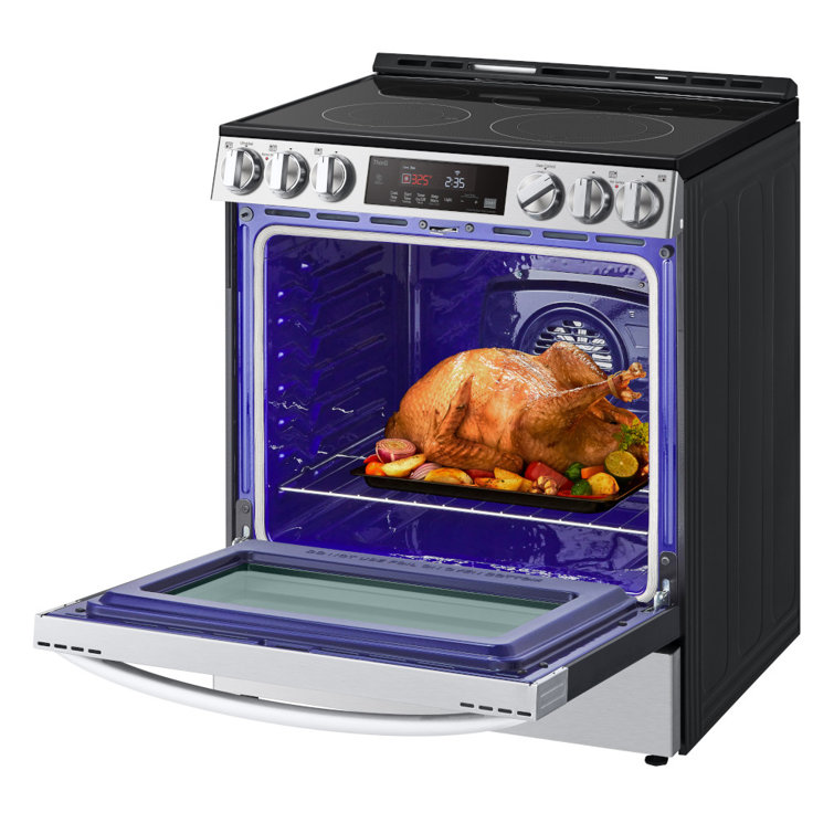 6.3 Cu Ft Stainless Steel Smart Convection Electric Range