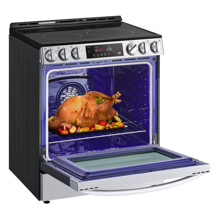 6.3 Cu Ft Stainless Steel Smart Convection Electric Range