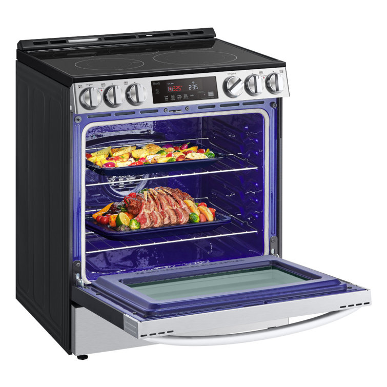 6.3 Cu Ft Stainless Steel Smart Convection Electric Range