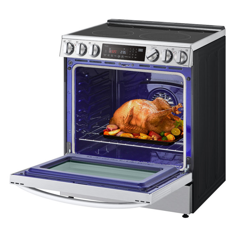 6.3 Cu. Ft. Stainless Steel Smart Convection Electric Range