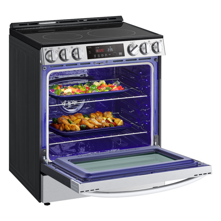 6.3 Cu Ft Stainless Steel Smart Convection Electric Range
