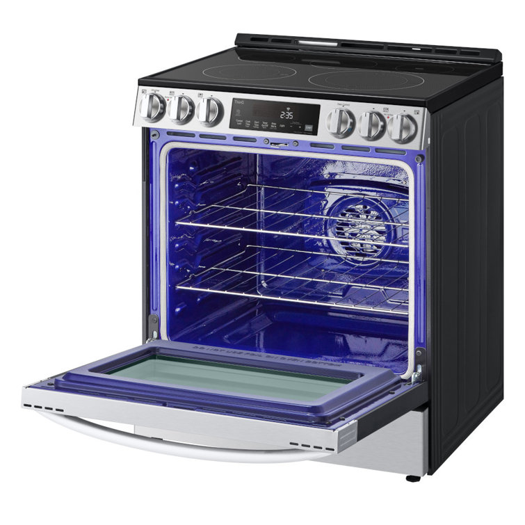 6.3 Cu Ft Stainless Steel Smart Convection Electric Range