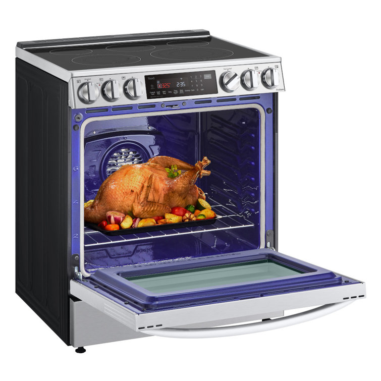 6.3 Cu. Ft. Stainless Steel Smart Convection Electric Range
