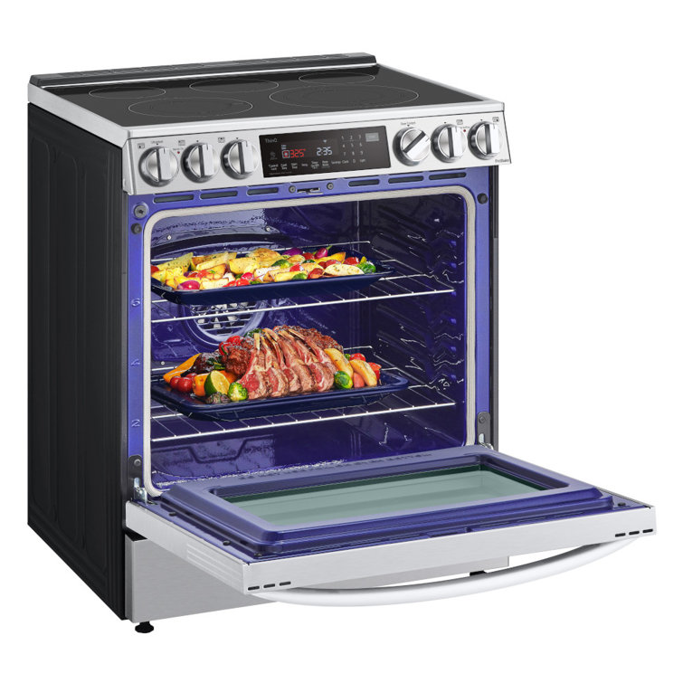 6.3 Cu. Ft. Stainless Steel Smart Convection Electric Range