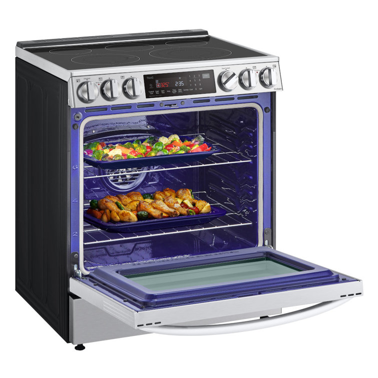 6.3 Cu. Ft. Stainless Steel Smart Convection Electric Range