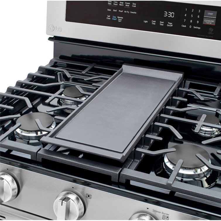 30" Stainless Steel Smart Freestanding Gas Range with Air Fry