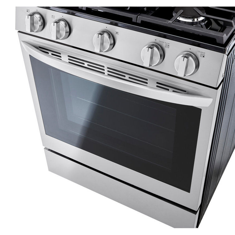 30" Stainless Steel Smart Freestanding Gas Range with Air Fry