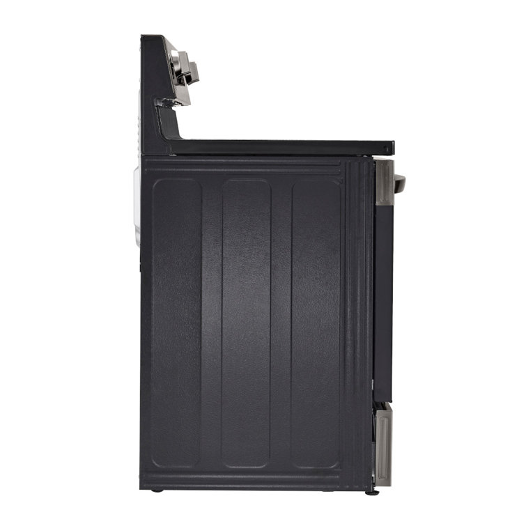 30" Black Stainless Steel Smart Freestanding Electric Range