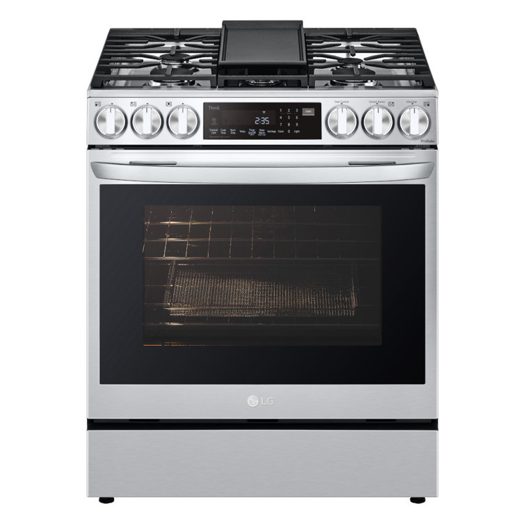 LG 30" Stainless Steel Gas Range with Convection and Air Fry