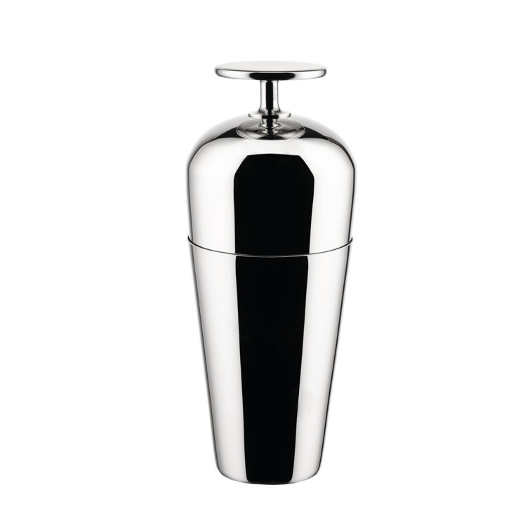 Parisienne Silver Stainless Steel Cocktail Shaker