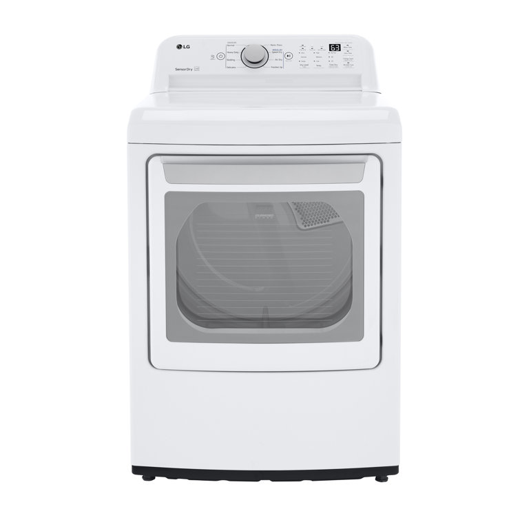 7.3 Cu. Ft. White Electric Dryer with Sensor Dry Technology