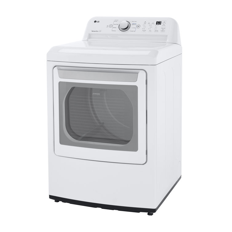 7.3 Cu. Ft. White Electric Dryer with Sensor Dry Technology