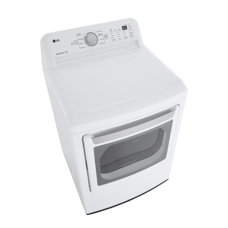 7.3 Cu. Ft. White Electric Dryer with Sensor Dry Technology