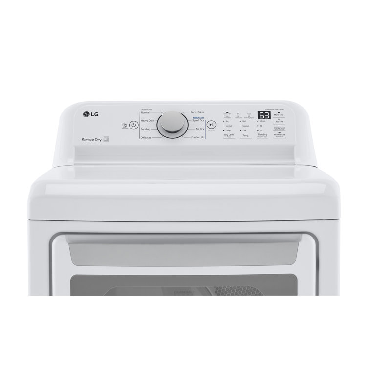 7.3 Cu. Ft. White Electric Dryer with Sensor Dry Technology