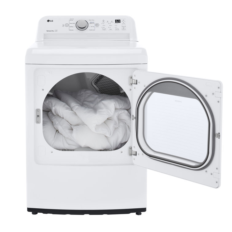 7.3 Cu. Ft. White Electric Dryer with Sensor Dry Technology