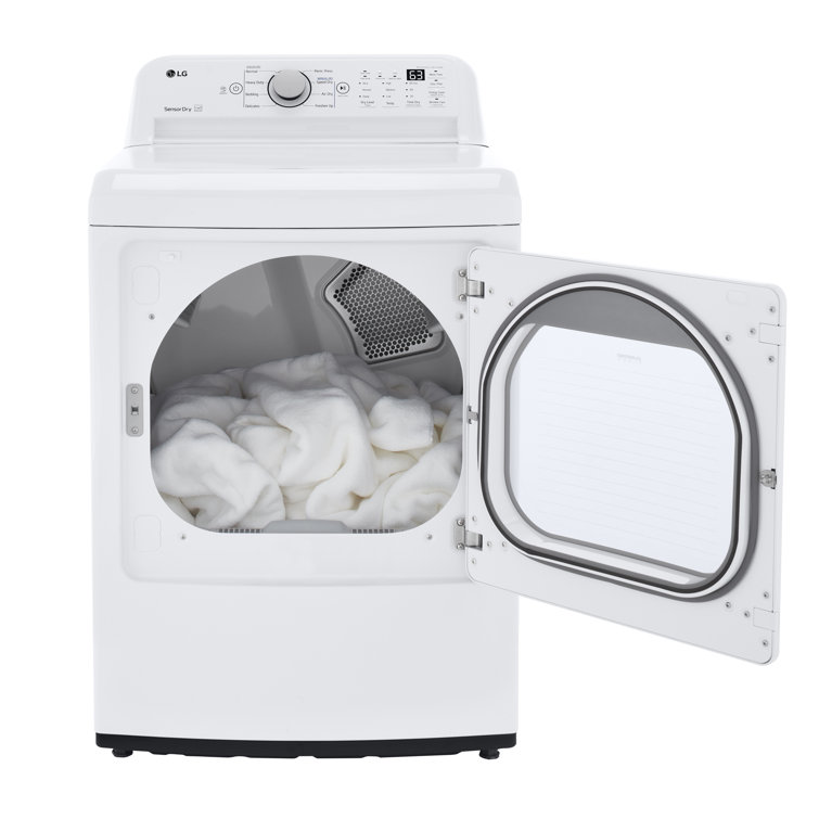 7.3 Cu. Ft. White Electric Dryer with Sensor Dry Technology