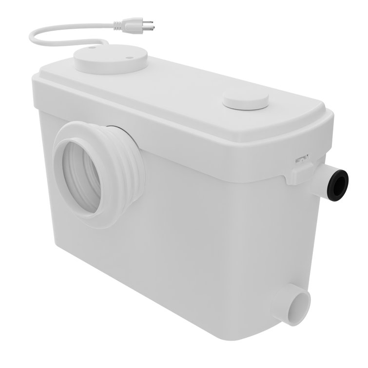 White 0.8-HP Macerator Effluent Pump with High Capacity