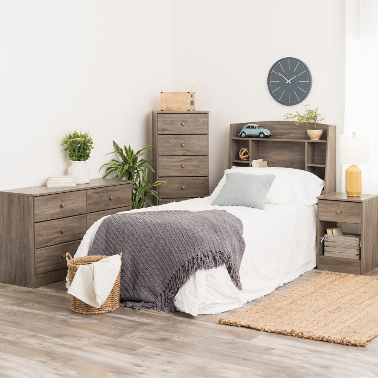 Astrid Farmhouse 6-Drawer Double Dresser in Drifted Gray Pine
